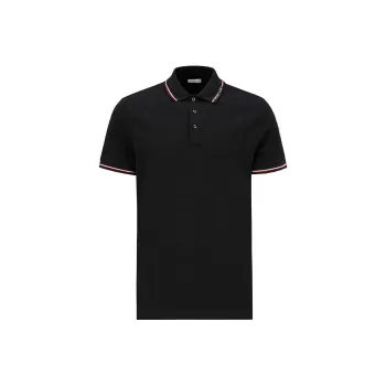 Moncler FW22 Polo Shirts Men Black