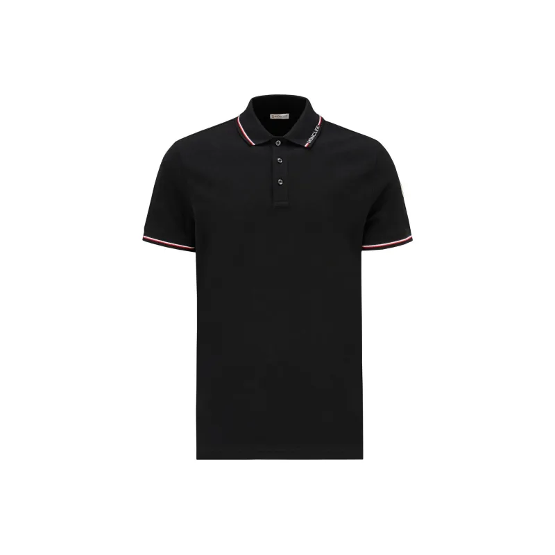 Moncler FW22 Polo Shirts Men Black-0