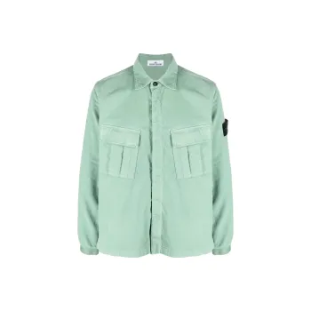 STONE ISLAND Shirt Men's Light Green