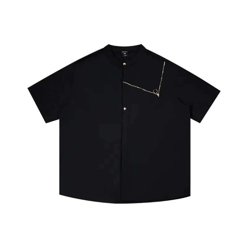 WAYNEXZAVIER Shirts Men Black-0