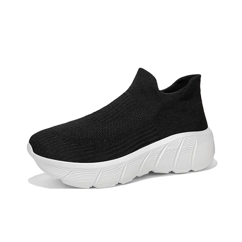 AMICNIEGD Slip Resistant, Abrasion Resistant, Breathable Low Top Chunky Sneakers Unisex-1