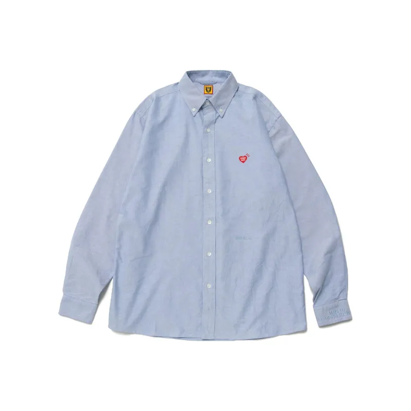 HUMAN MADE Oxford Bd L/S Shirt-5