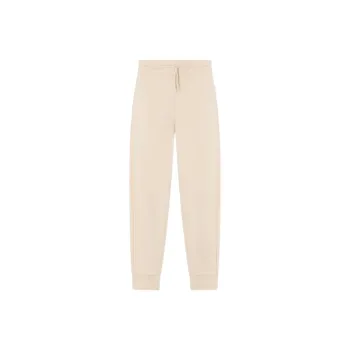 EMPORIO ARMANI EA7 SS25 Knitted Sweatpants Unisex Almond White