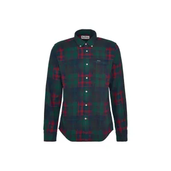 BARBOUR Shirt Men's Classic Navy Blue