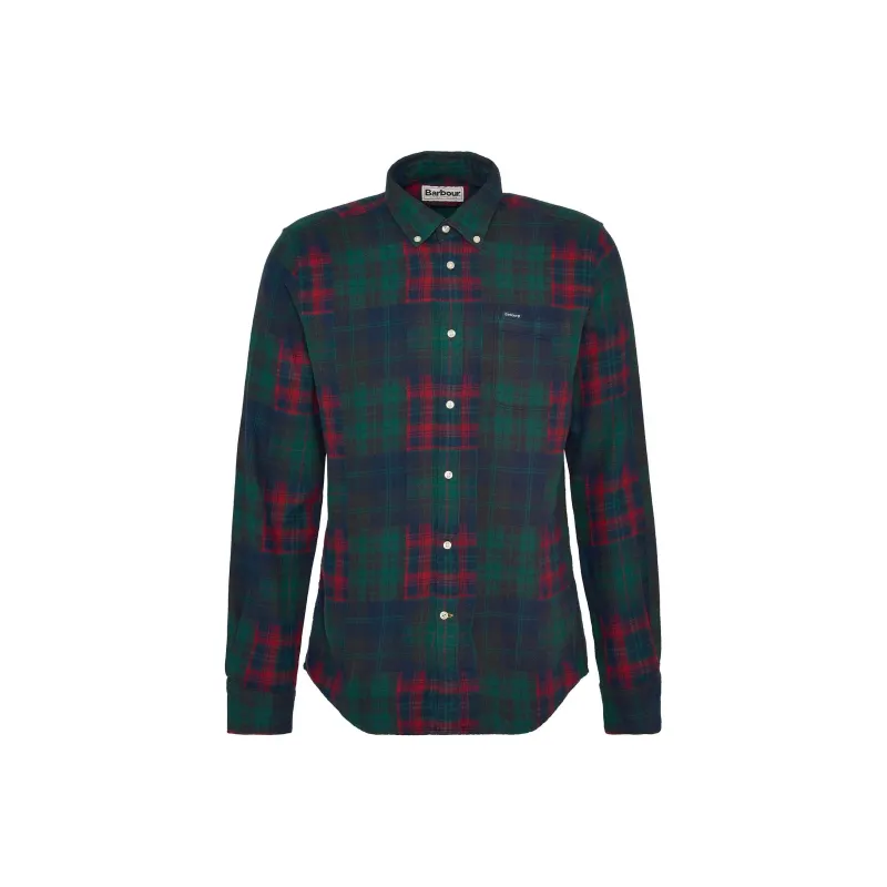 BARBOUR Shirt Men's Classic Navy Blue-0