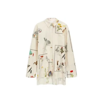 Lanvin SS23 BOTANICA Shirts Unisex Beige