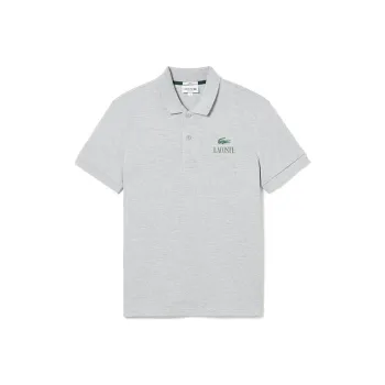LACOSTE Polo Shirts Men Silver Gray CCA