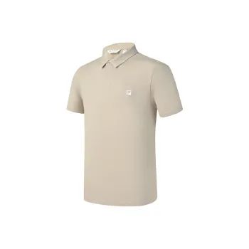 FILA Golf Series Polo Shirt Men's Tobacco Camel