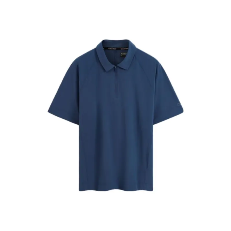 CALVIN KLEIN SS23 Polo Shirt Men's Blue-0