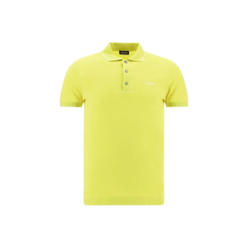 Zzegna Polo Shirts Men Yellow-0