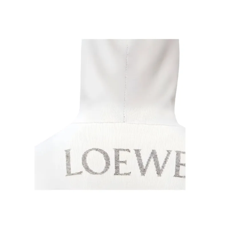 LOEWE Anagram Knit Wool Hoodie-4