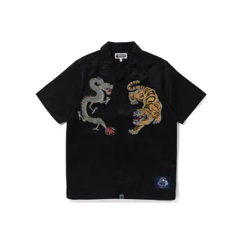 A BATHING APE Japanese Motif Relaxed Fit S/S Shirt