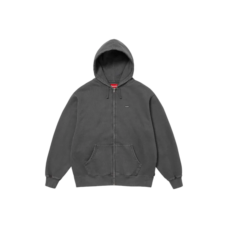 Supreme Overdyed Small Box Zip Up Hooded Sweatshirt-4