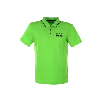 EMPORIO ARMANI EA7 SS23 Polo Shirt Men's Green