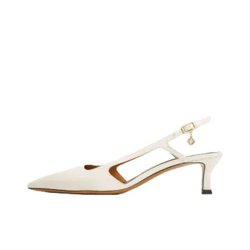 Maje Slim Heel High Heels 5cm Women's Ivory White