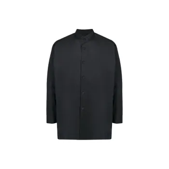 Homme Plissé Issey Miyake Shirts Men Black