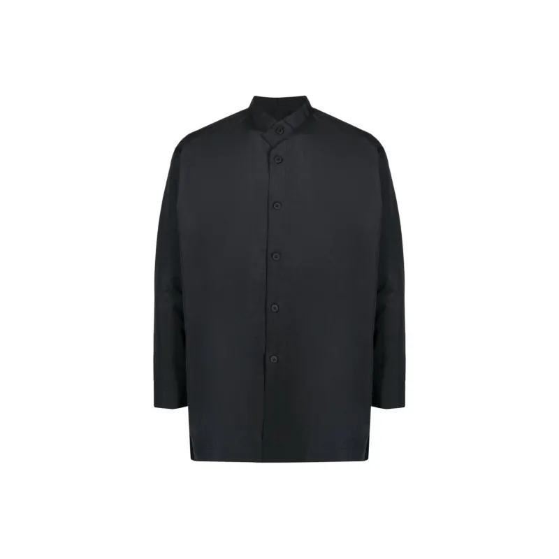 Homme Plissé Issey Miyake Shirts Men Black-0