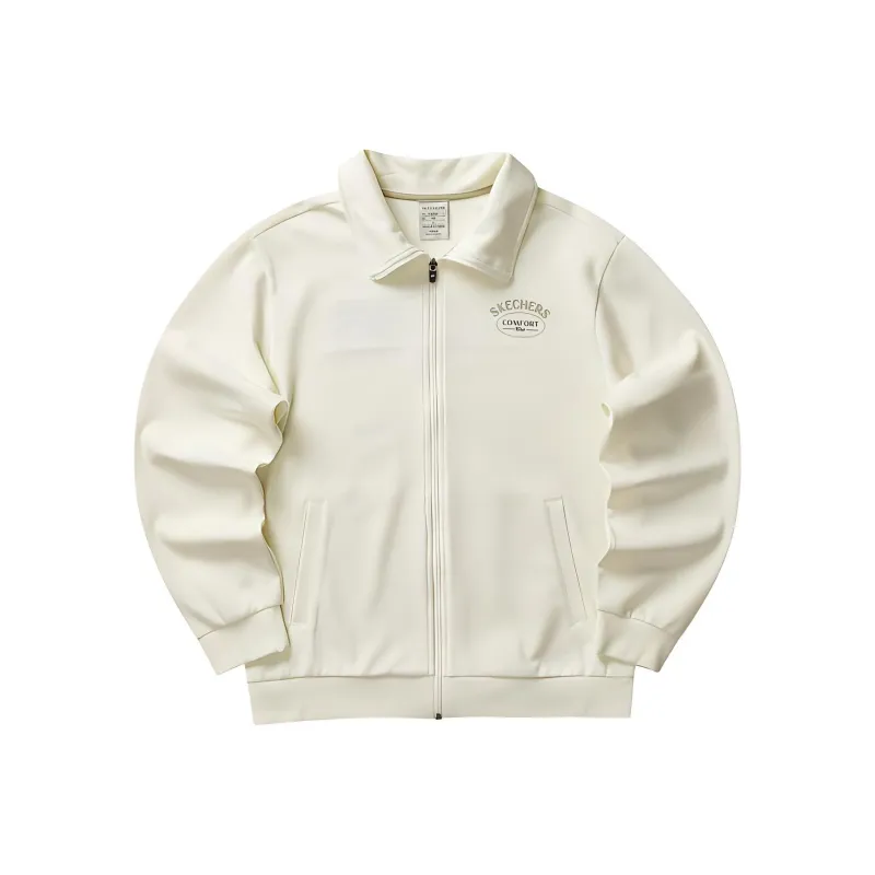 Skechers Colorful Jackets Men Cream Beige White/00NA-1