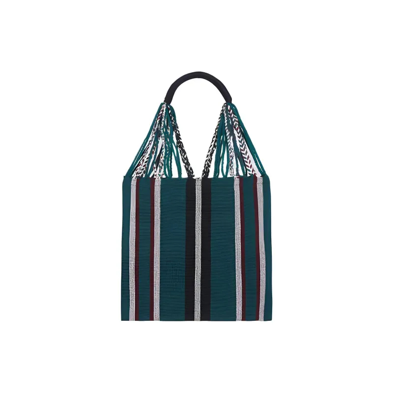 MARNI Fabric Hammock Bag Shoulder Bag Handbag Small Size Women's Green-1