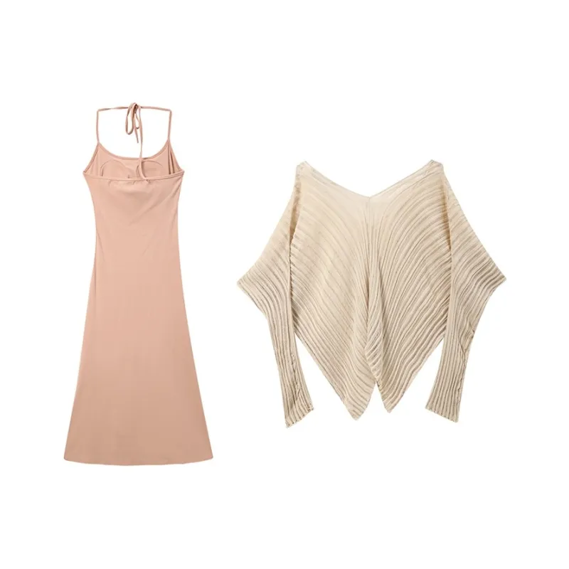 Skirt Set Women's Cover Up+Camisole Dress-1