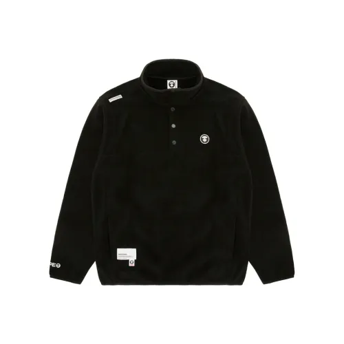 Aape Logo appliqué Roll neck Sweatshirt