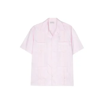 DROLE DE MONSIEUR Embroidered-braid Cotton Shirt