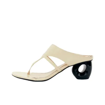 ALOHAS Quiet Flip Flops Women's Ecru