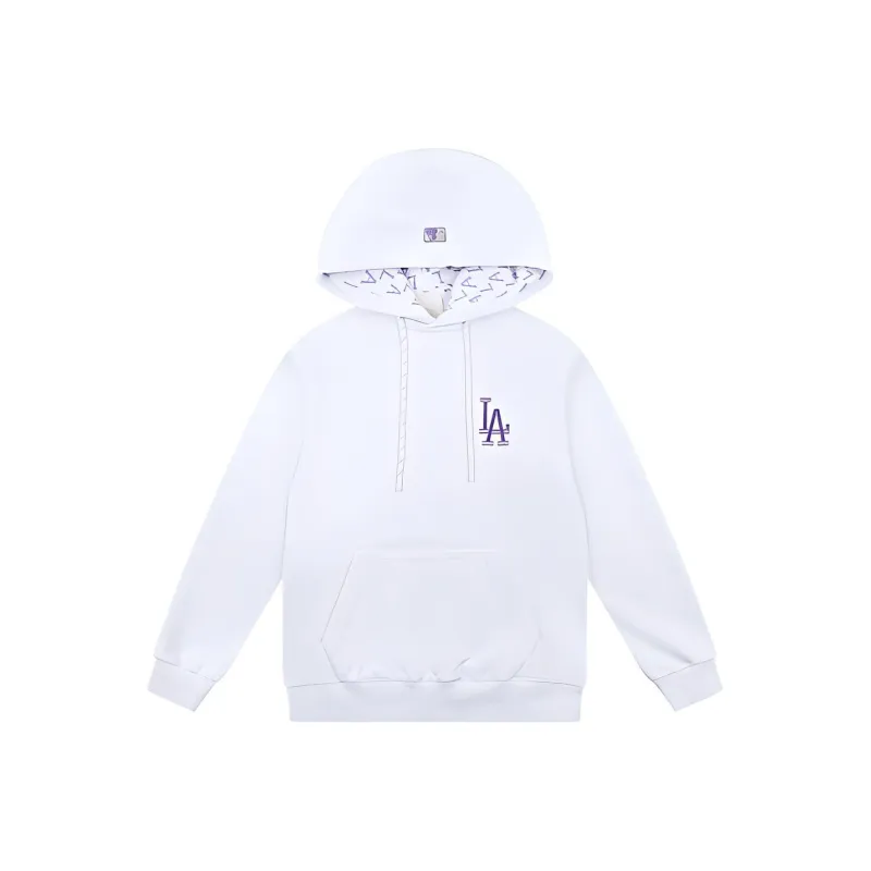 MLB Old Flower Sweatshirts Unisex White-1