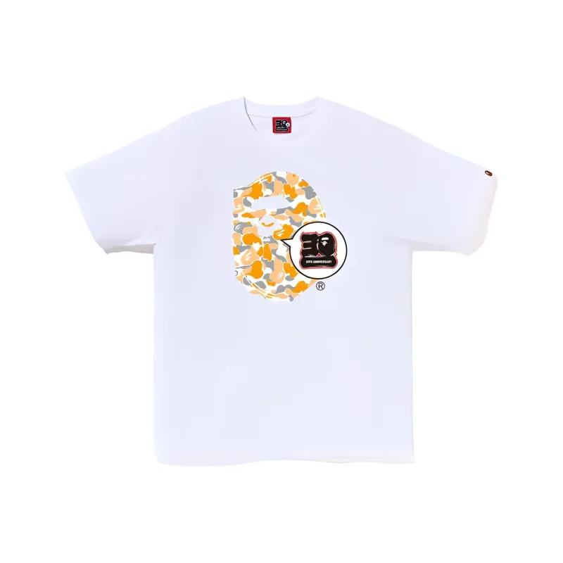 A BATHING APE Store Fukuoka Bape 30th Anniversary Ape Head Tee Set-1
