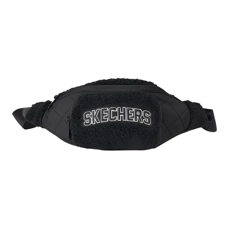 Skechers Cotton Fanny Pack Small Size Unisex Carbon Black-0