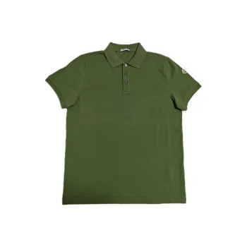 Moncler Polo Shirts Men Green