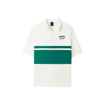 Skechers SS25 Polo Shirt Unisex Marshmallow White