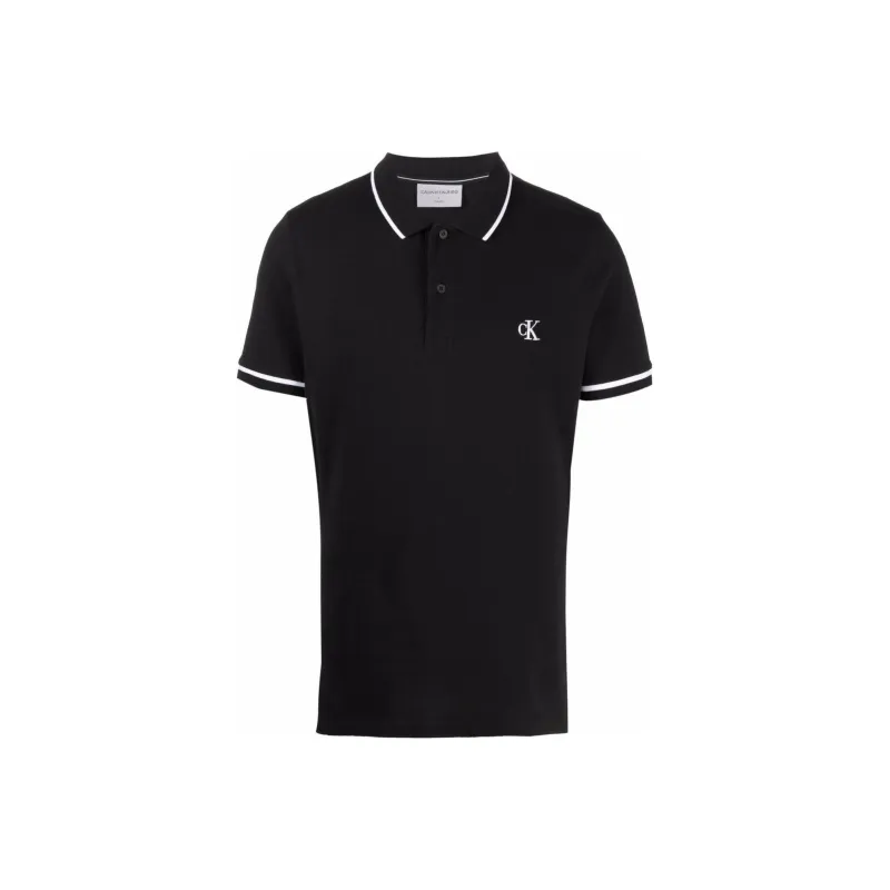 CALVIN KLEIN Polo Shirt Men's Black-0
