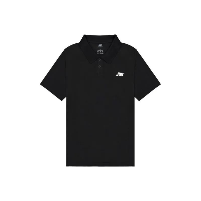 New Balance SS25 Polo Shirt Men's Black-0