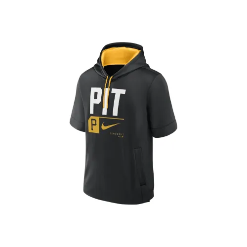 Nike x MLB Collaboration Pittsburgh Pirates Tri Code Lockup Sweatshirt Men's Black
