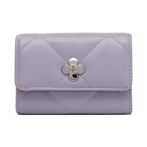 TORY BURCH Kira Calfskin Wallet Womens Black