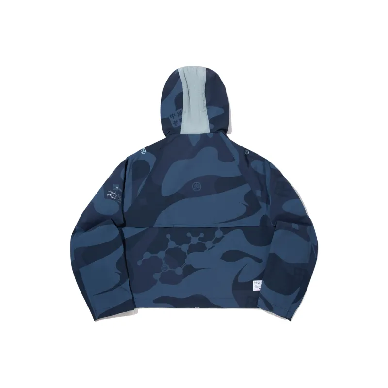 LiNing Jackets & Coats Women's Camouflage Blue/Camouflage Gray Blue-1