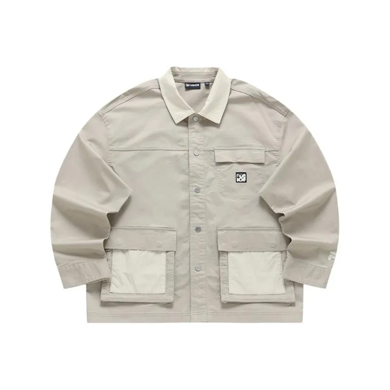 FILA FUSION Shirt Men's Feather Gray-0