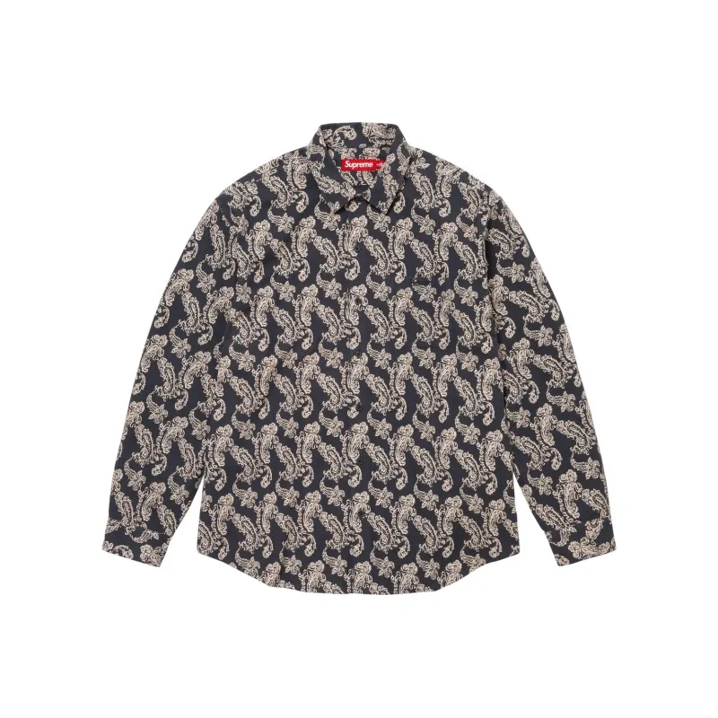 Supreme Paisley Flannel Shirt-0