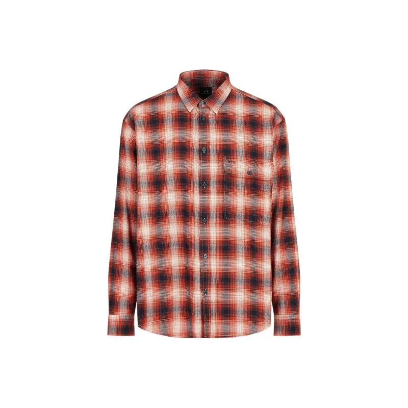 ARMANI EXCHANGE Shirts Men Red-0