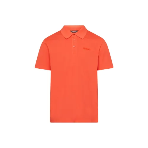 VERSACE Polo Shirt Men's Orange