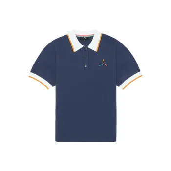 LI NING 1990 Polo Shirts Unisex Twilight Indigo
