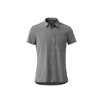 DECATHLON 500 Series TRAVEL Shirt Men's Carbon Gray/Light Chalk Gray