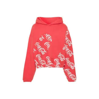 ERL Coca Cola Swirl Hoodie