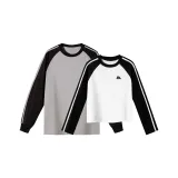 2 Pack (Gray & Black+Women's Cropped White & Black)