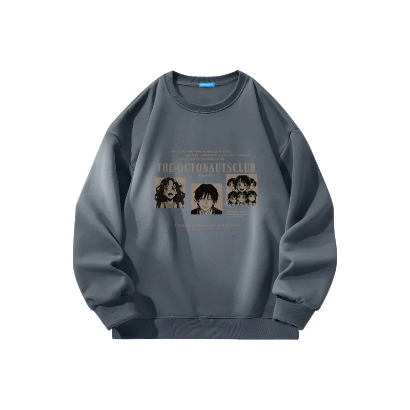 Small Columns Under The Sea Sweatshirt Unisex-20