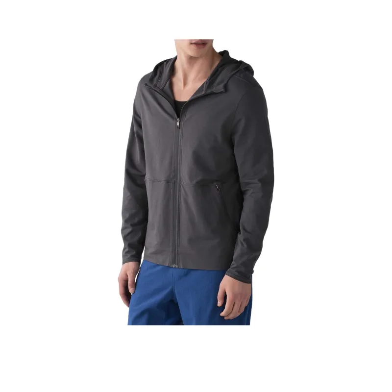 Lululemon Clock Out Sweatshirt Men's Black Gray-0