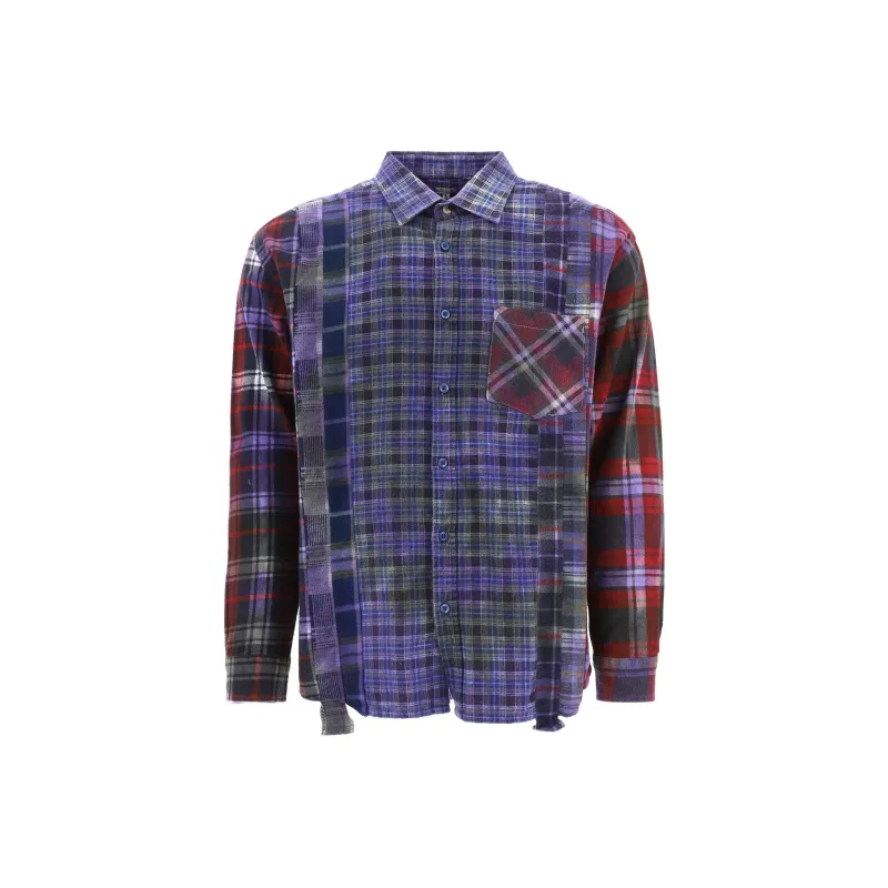 Needles 7 Cuts Wide Flannel Shirt-0