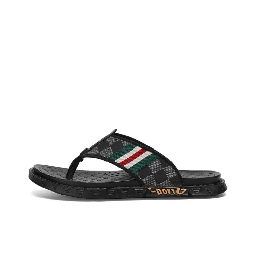 Shiozawa Rubber Sole Stitching Abrasion Resistant Flip Flops Men's