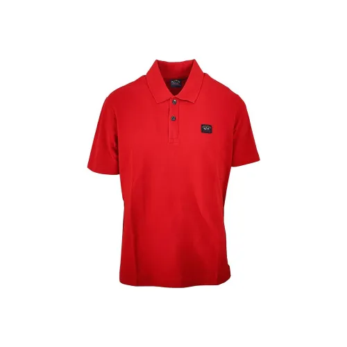 Paul & Shark Polo Shirts Men Red